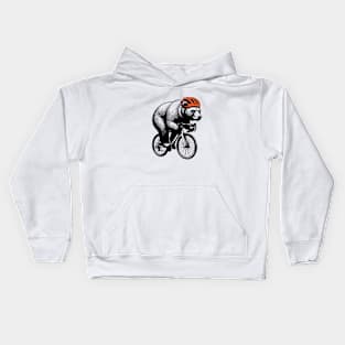 Cycling Bear Kids Hoodie